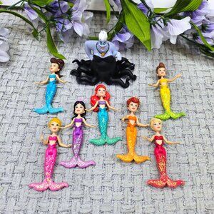 Disney Princess The Little Mermaid Mini Dolls Ariel & Sisters Pack + Ursula